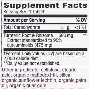 Turmeric Standardized 450 mg Natures way