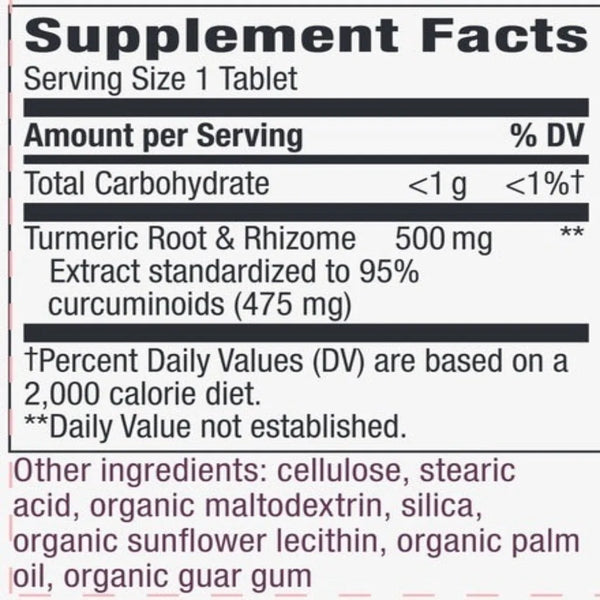 Turmeric Standardized 450 mg Natures way