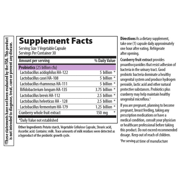 UT Biotic Capsules Vibrant Health