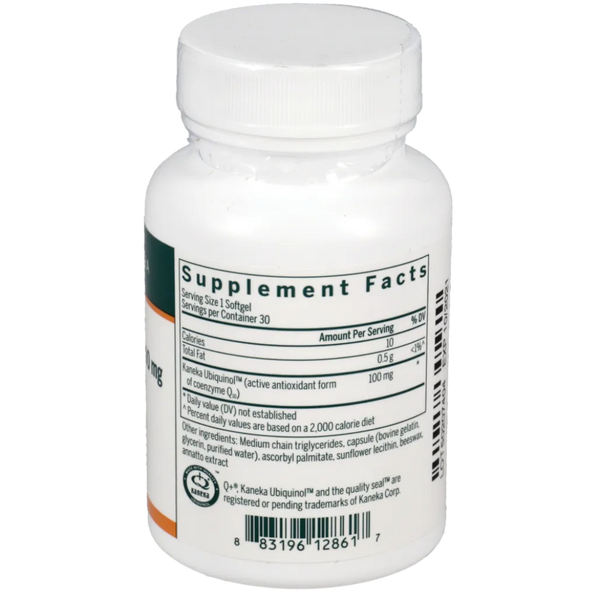 Genestra Ubiquinol 100mg Dietary Supplement - 30 Softgels