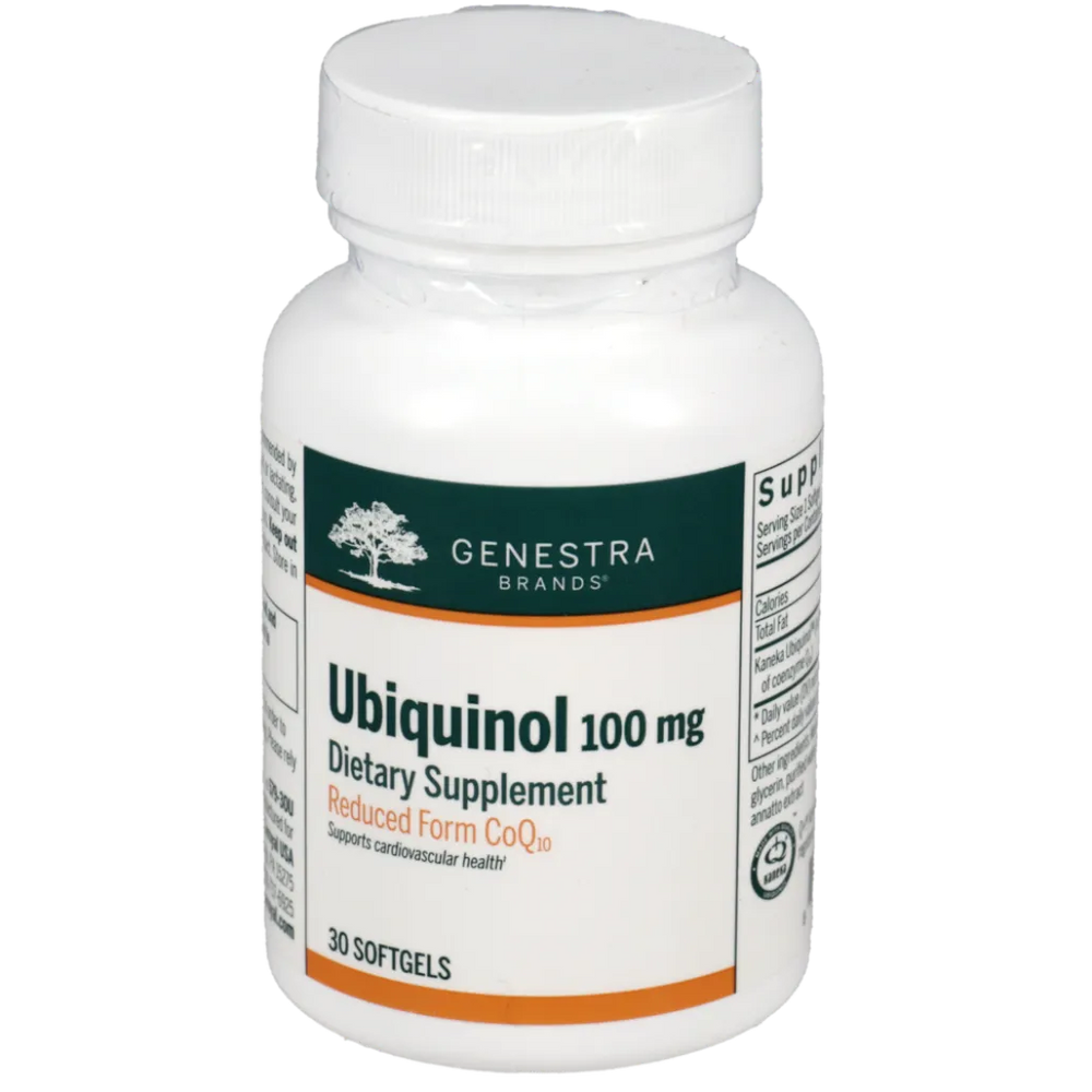 Genestra Ubiquinol 100mg Dietary Supplement - 30 Softgels