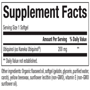 Ubiquinol CoQ10 Bioclinic Naturals