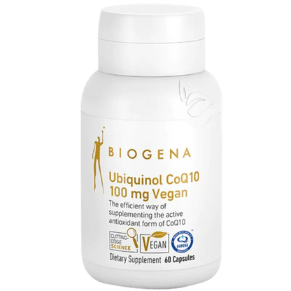 Ubiquinol CoQ10 Vegan GOLD Biogena | Antioxidant form of coq10