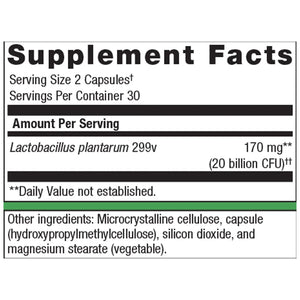 Metagenics UltraFlora Intensive Care supplement facts