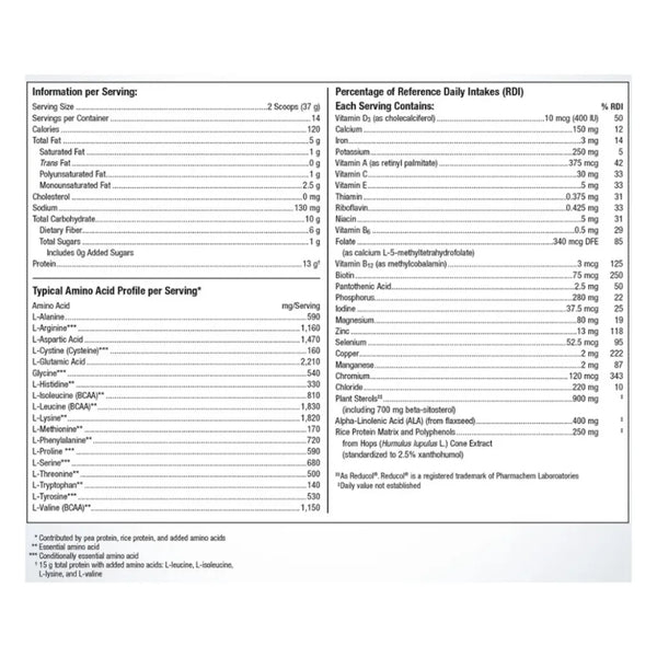 Metagenics UltraMeal Cardio 360 Pea Vanilla - 518 grams