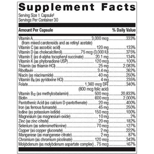 Ultra Solo with Iron supplement facts