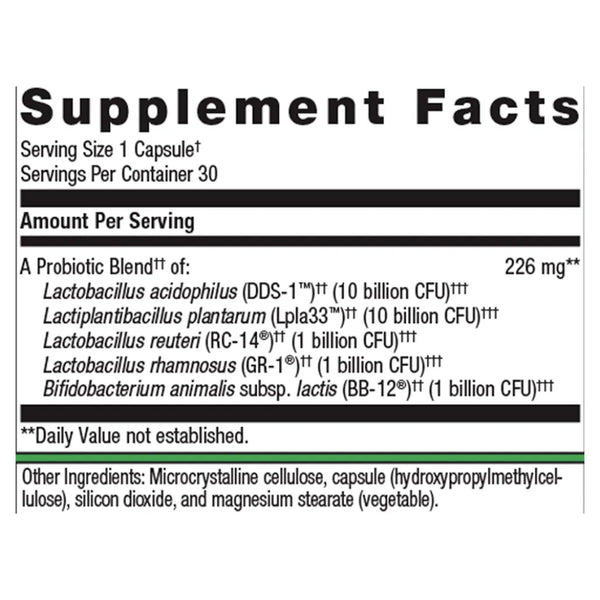 UltraFlora Complete Women's Probiotic -5-in-1 Support for Vaginal & Urinary Health, Gut Balance, Immune & Emotional Wellbeing