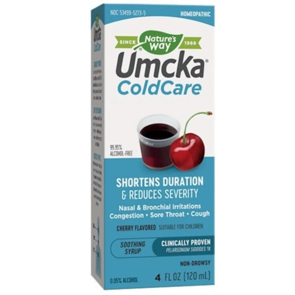 Umcka ColdCare Syrup Cherry Flavor Natures way
