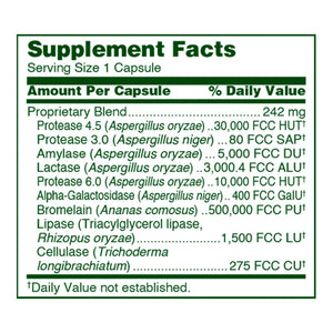 Urgent Support Digestive Enzymes (formerly Advanced Adult Enzyme Blend) Flora