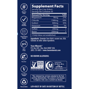Utah Sea Minerals Trace Minerals Research