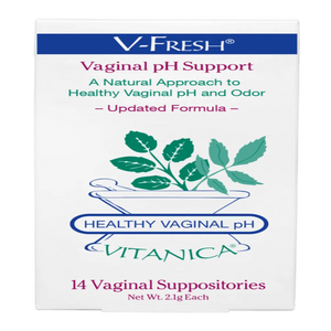 V- Fresh, Vaginal pH Support Suppositories