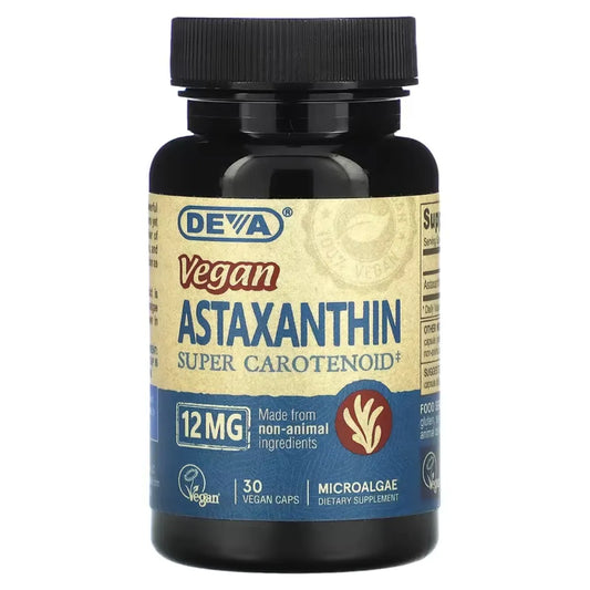 Vegan Astaxanthin 12 mg Deva Nutrition LLC