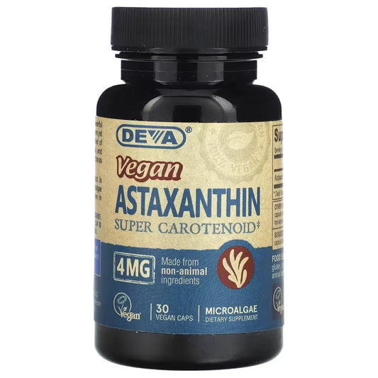 Vegan Astaxanthin 4 mg Deva Nutrition LLC
