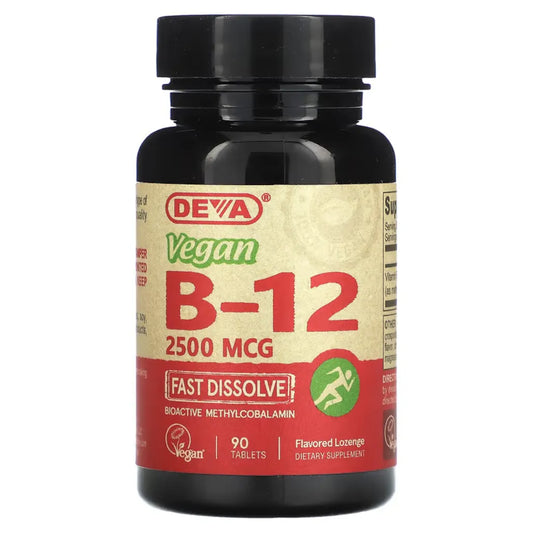 Vegan B12 2500 mcg Deva Nutrition LLC
