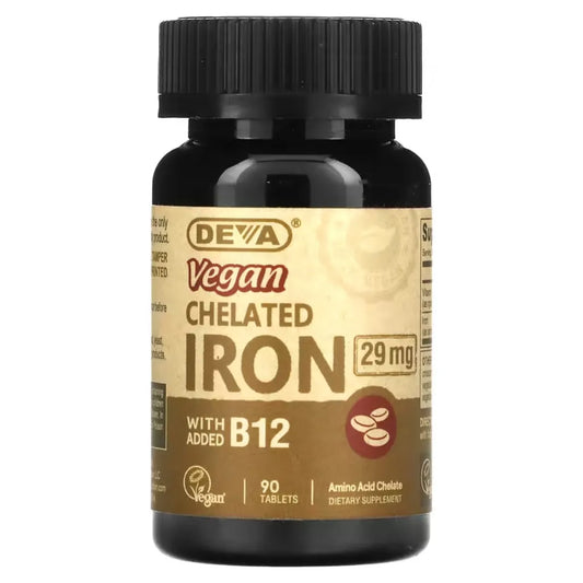 Vegan Chelated Iron 29 mg Deva Nutrition LLC