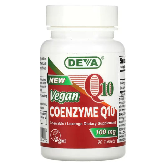 Vegan Coenzyme Q10 100 mg Deva Nutrition LLC