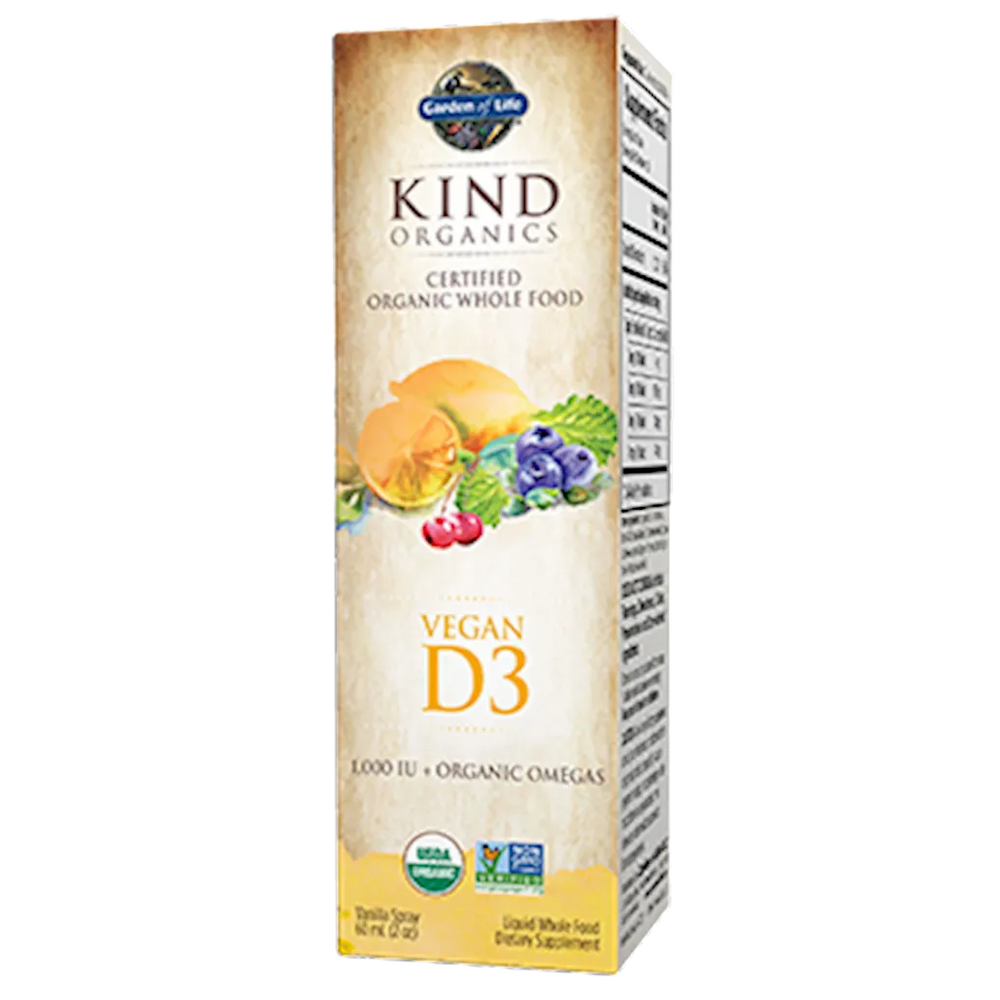 Vegan D3 Spray Organic 2oz Garden of life