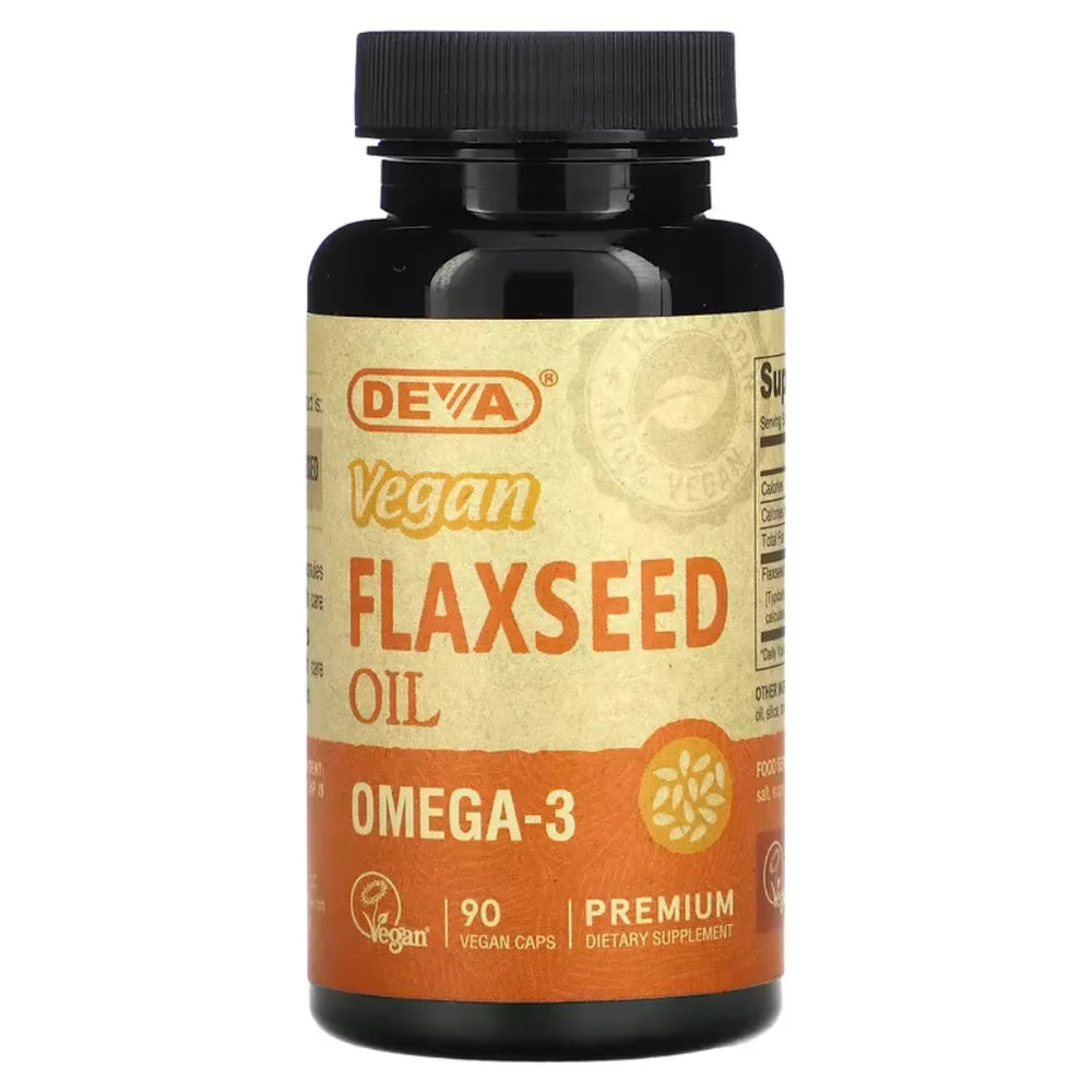 Vegan Flax Seed Oil 1000 mg Deva Nutrition LLC