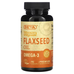 Vegan Flax Seed Oil 1000 mg Deva Nutrition LLC