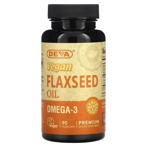 Vegan Flax Seed Oil 1000 mg Deva Nutrition LLC