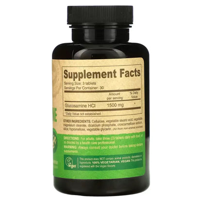 Vegan Glucosamine 500 mg Deva Nutrition LLC