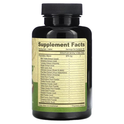 Vegan Liver Support 675 mg Deva Nutrition LLC