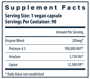 Vegan Pancreatic Enzymes by Vital Nutrients at Nutriessential.com