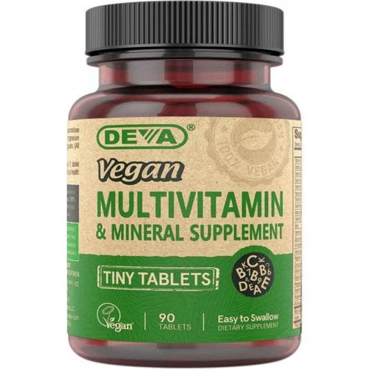 Vegan Tiny Tablets Multivitamin Deva Nutrition LLC