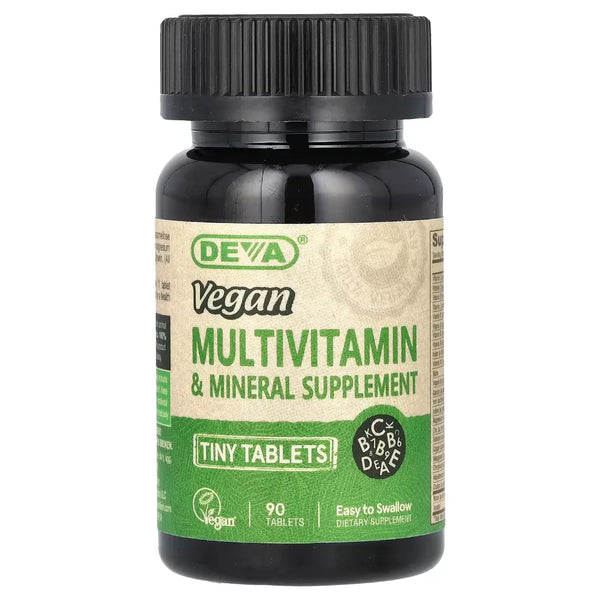 Vegan Tiny Tablets Multivitamin Deva Nutrition LLC