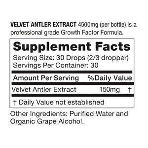 Velvet Antler Extract (VAE) 4500 BioProtein Technology
