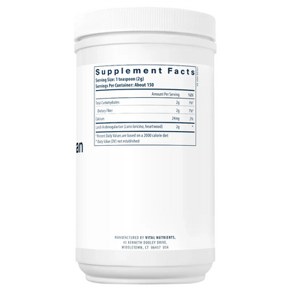 Ingredients of Arabinogalactan Powder Dietary Supplement - Arabinogalactan Powder 2000mg