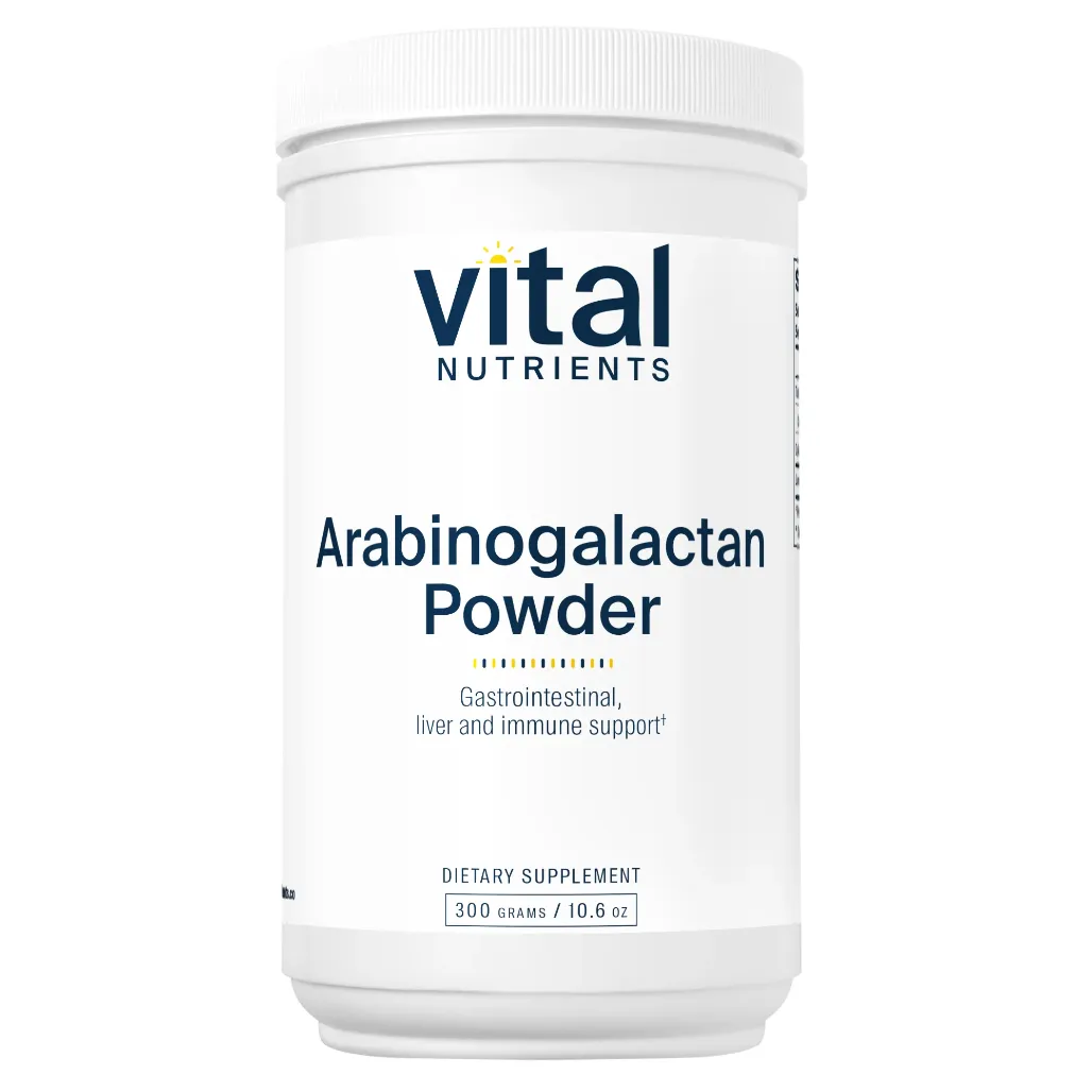 Vital Nutrients Arabinogalactan Powder Dietary Supplement 300 Grams - Support Overall Well Being