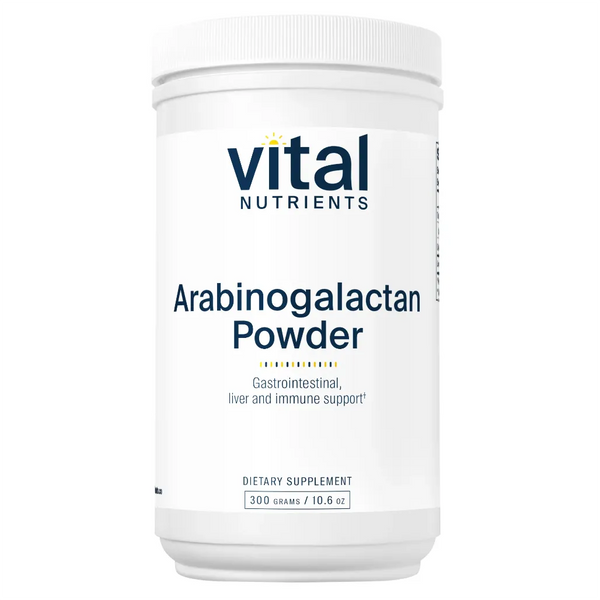 Vital Nutrients Arabinogalactan Powder Dietary Supplement 300 Grams - Support Overall Well Being