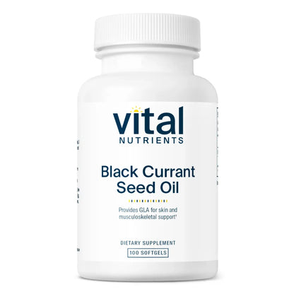 Vital Nutrients Black Currant Seed Oil - Natural Source of Gamma Linolenic Acid