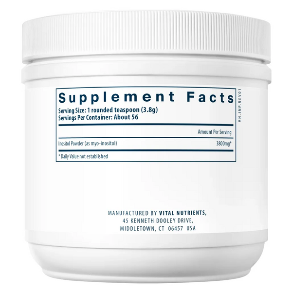 Ingredients of Inositol Powder Dietary Supplement - Inositol Powder 4000 mg Per Serving