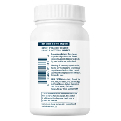 Benefits of Lithium Orotate 5mg - 90 Vegetarian Capsules | Vital Nutrients | Support Mental and Behavioral Health