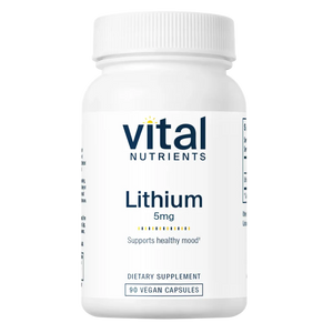 Vital Nutrients Lithium Orotate dietary supplement for mood and neuro support