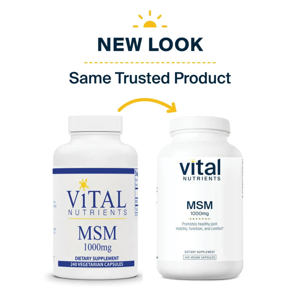 MSM 1000mg by Vital Nutrients at Nutriessential.co