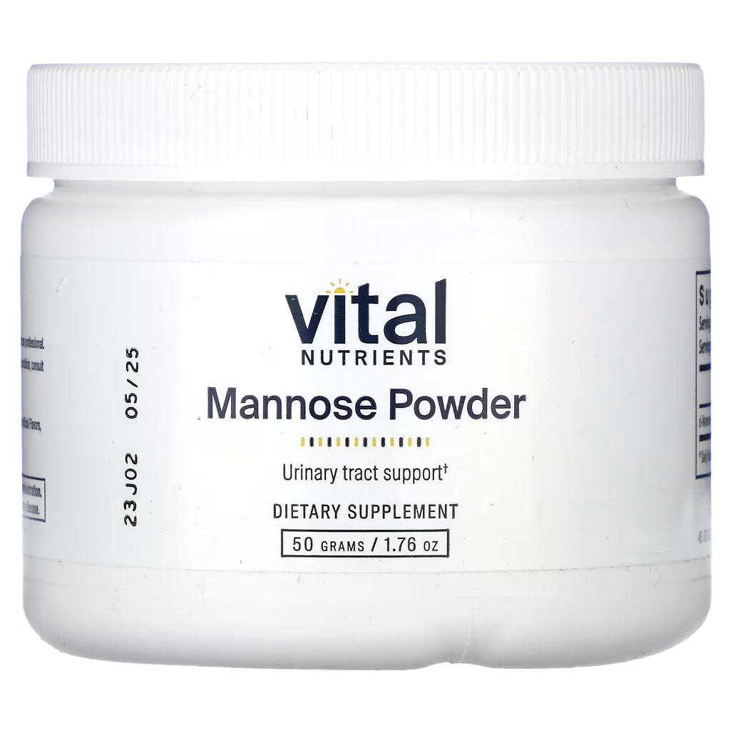 Vital Nutrients Mannose Powder - Supports Integrity of Epithelial Cells in the Genitourinary Tract