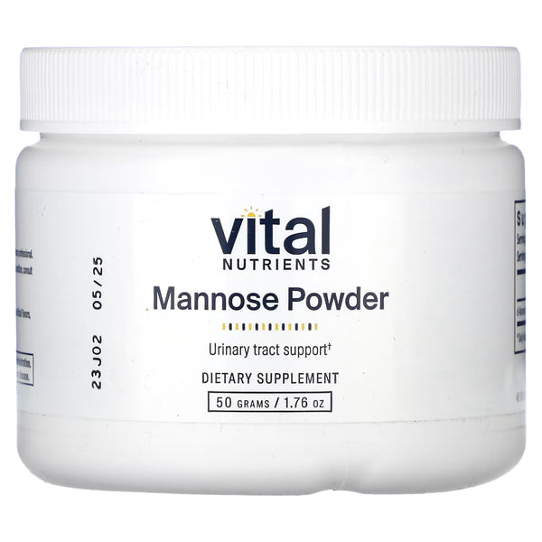 Vital Nutrients Mannose Powder - Supports Integrity of Epithelial Cells in the Genitourinary Tract