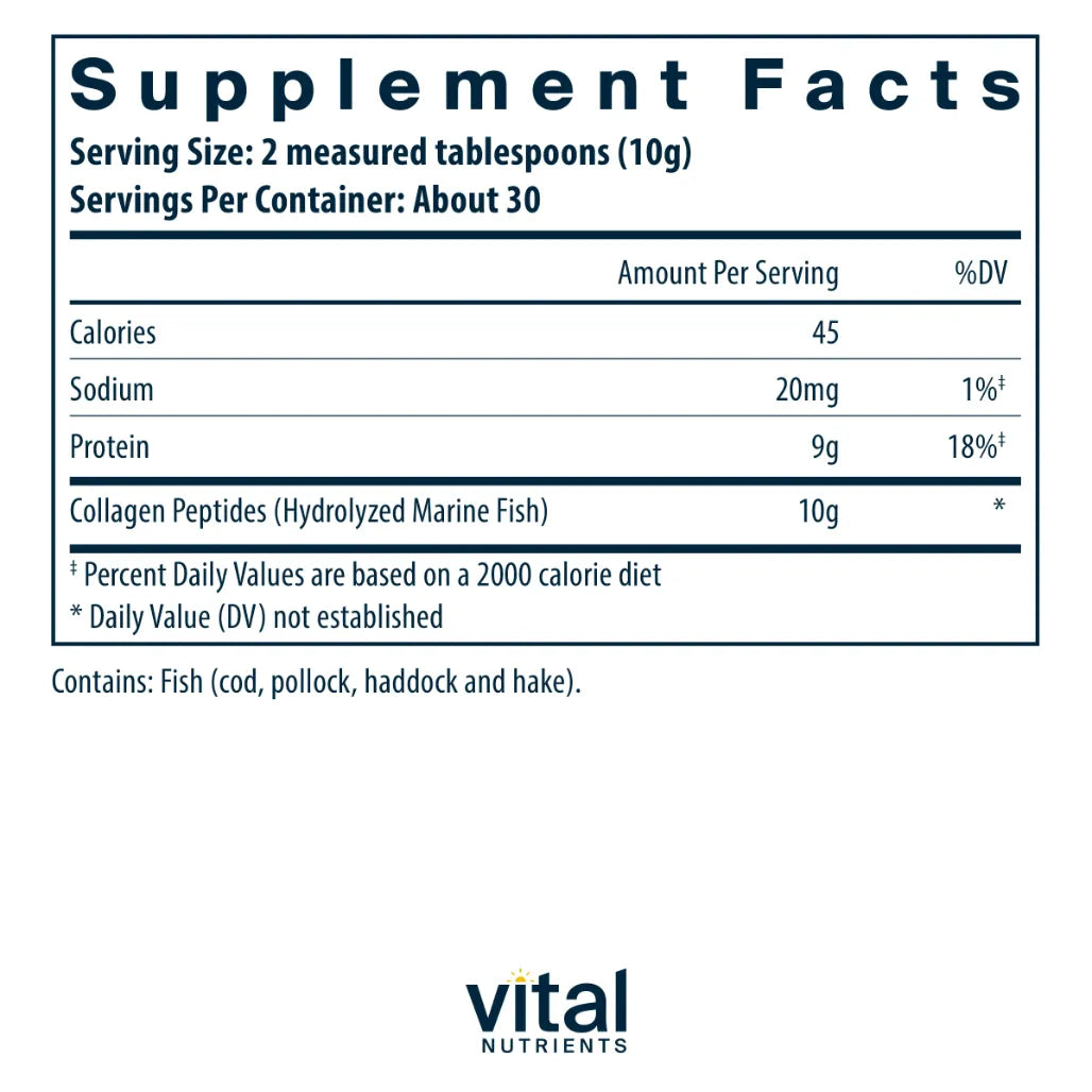supplements  Marine Collagen Type I & III by Vital Nutrients
