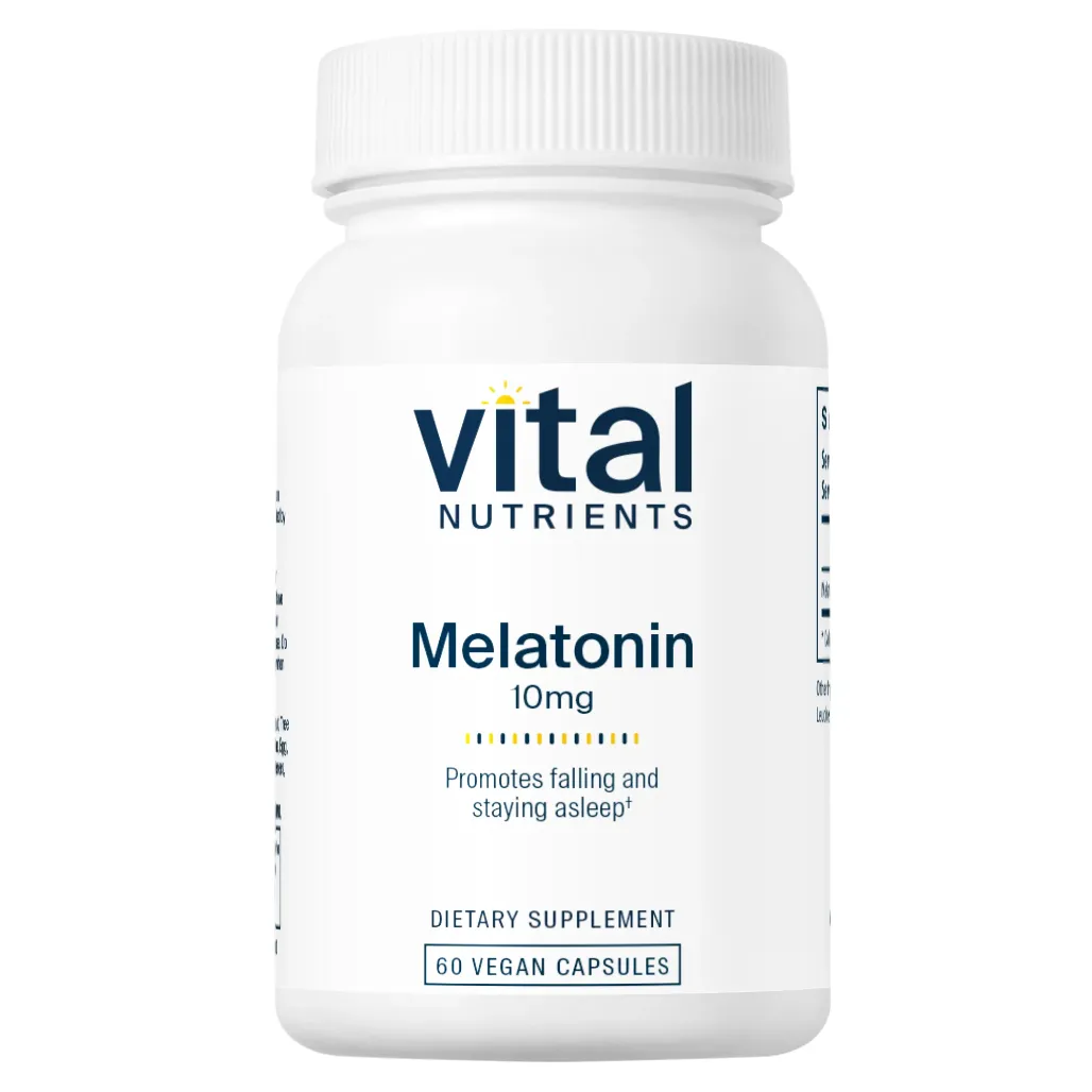 Vital Nutrients Melatonin 10mg Supplement - A Powerful Antioxidant That Helps Prevent Damage by Free Radicals