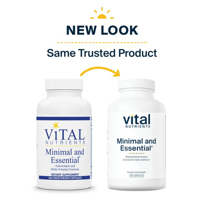 same trusted product Vital Nutrients Minimal and Essential - Potent Antioxidants Help Prevent Against Free Radicals