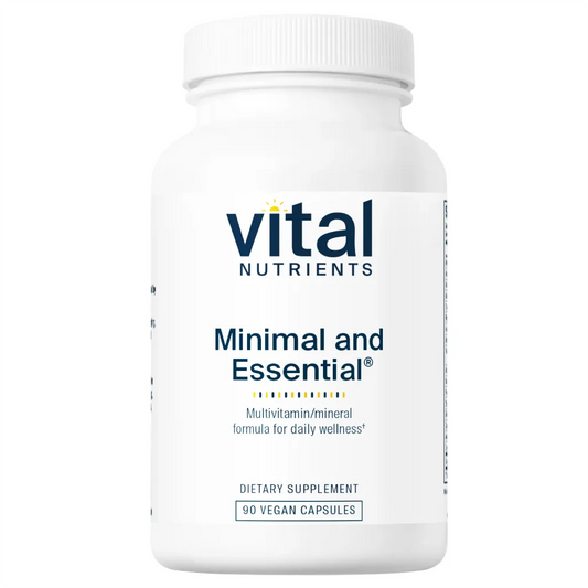 Vital Nutrients Minimal and Essential - Potent Antioxidants Help Prevent Against Free Radicals