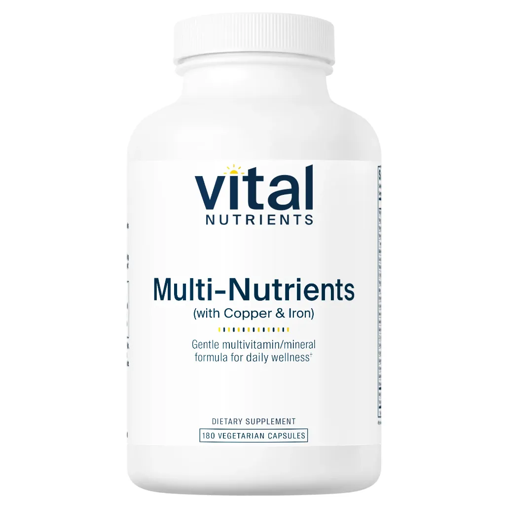 Multi-Nutrients 4 Citrate/Malate Formula with Copper & Iron by Vital Nutrients at Nutriessential.com
