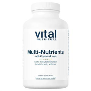 Multi-Nutrients 4 Citrate/Malate Formula with Copper & Iron by Vital Nutrients at Nutriessential.com