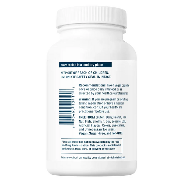 NAC 600mg by Vital Nutrients at Nutriessential.com