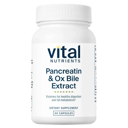 Pancreatin & Ox Bile Extract by Vital Nutrients at Nutriessential.com