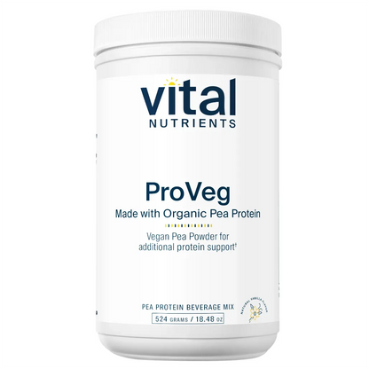 ProVeg Organic Pea Protein 524 grams by Vital Nutrients at Nutriessential.com