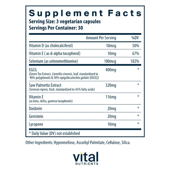 Prostate Health TX by Vital Nutrients at Nutriessential.com